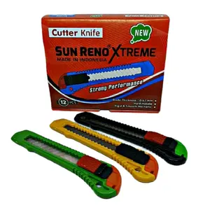 [12Pcs] Kater Cutter Besar Kotakan - Pisau Katter