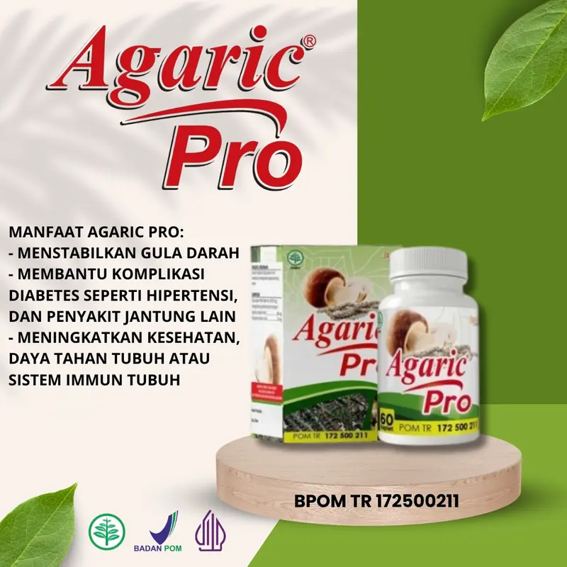 Agaric Pro AgaricPro Original untuk mengurangi Kolesterol coq 10 2