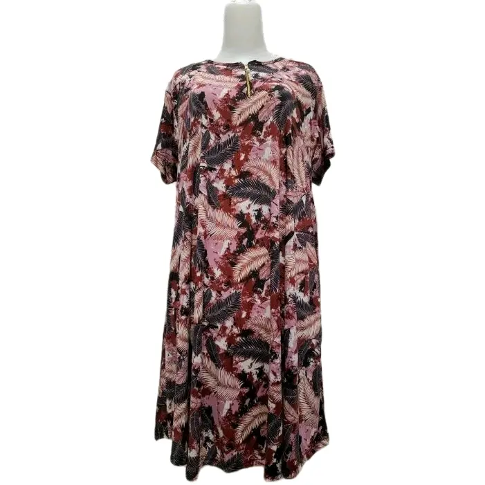 Daster jersey midi bahan korea  Bunga Ld 120 kekinian Dress Busui 1