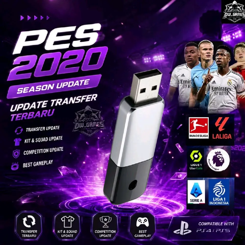 Flashdisk Isi Update Transfer Terbaru Pes21 Patch Option File Untuk PS4 ...
