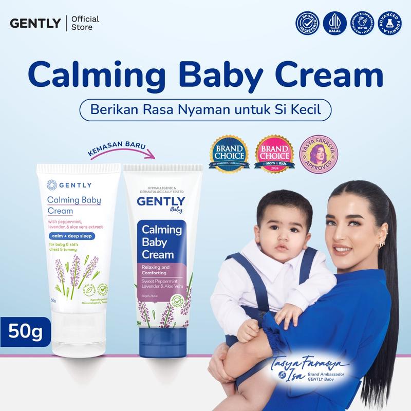 GENTLY Calming Baby Cream 50 gr | Krim untuk Bayi Newborn 2