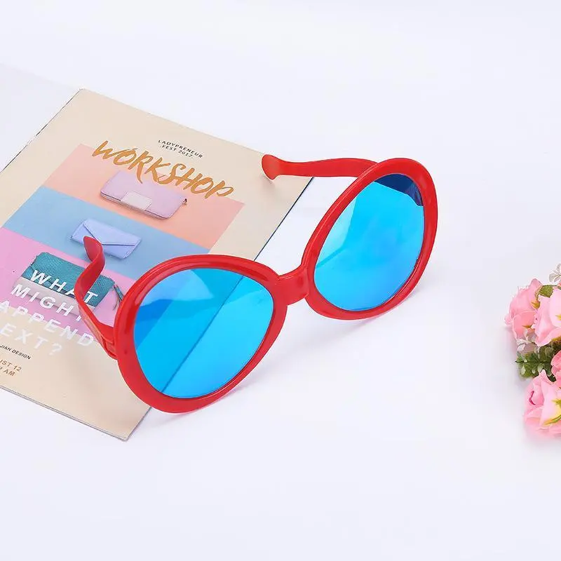 Kính Màu Dự Tiệc Ngoại Cỡ, Trang Phục Cá Nhân Hóa, Điêu Khắc Cát Vui Nhộn, Kính Râm Dễ Thương Cho Nam Và Nữ, Kính Gọng Lớn, Mặt Nạ Dự Tiệc Chống Đỡ 7