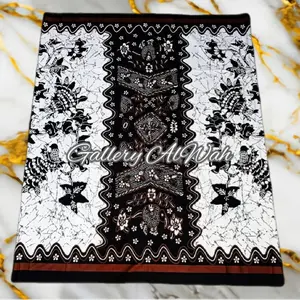 Terlaris Sarung Batik Motif Laseman Bahan Semi Katun Hitam Tembus Bolak-Balik Bebas Pilih Motif Sarung Santri Muslim Kekinian