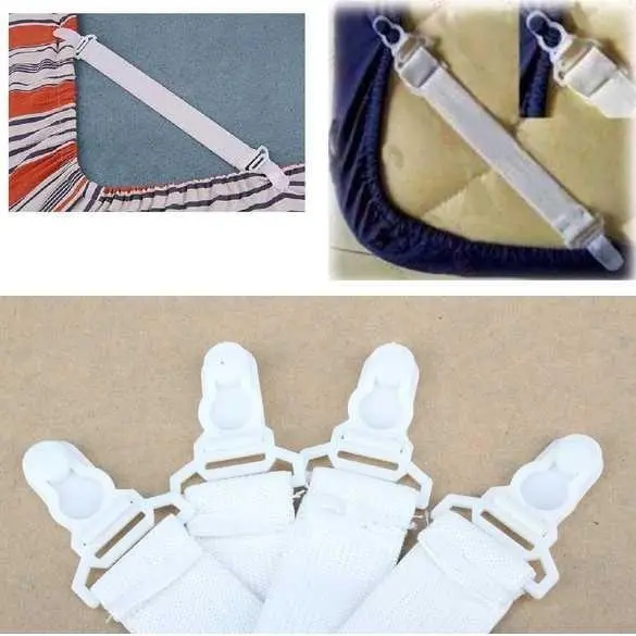 TRFF Sabuk Grippers Clip Penjepit Sprei Kasur 4 PCS PJP4