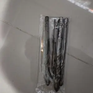 Set Mata Bor 4 Sisi Baja Keras 6mm 8mm 10mm 12mm untuk Keramik Marmer Beton