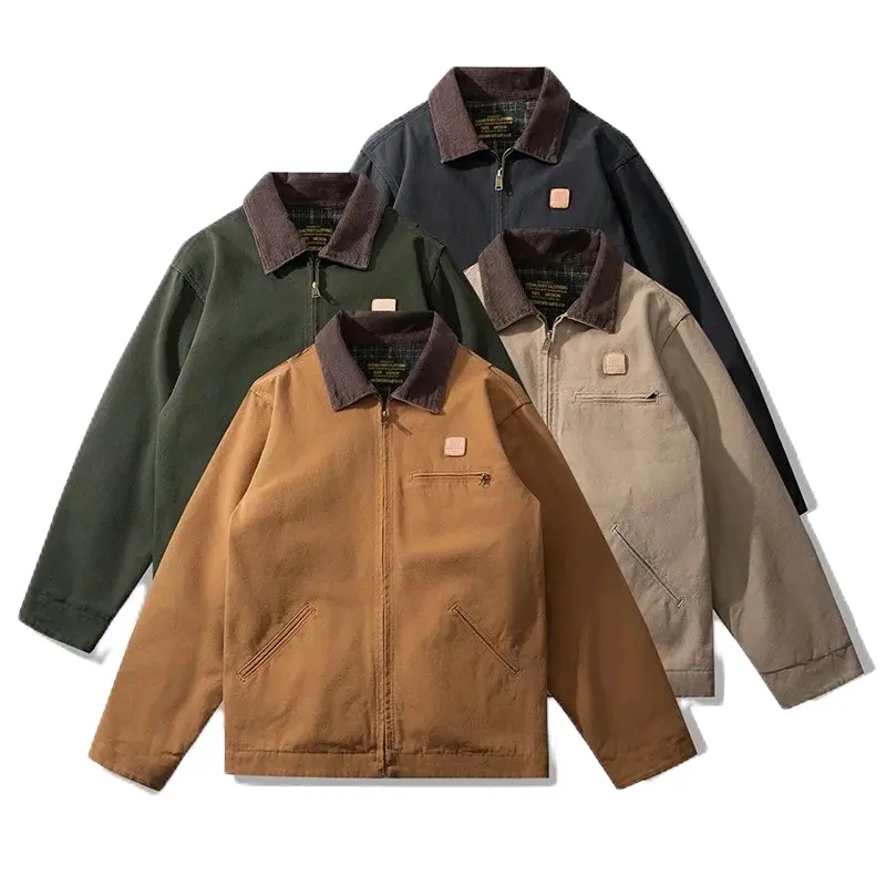 jaket work vintage jaket boxsi peria Casual