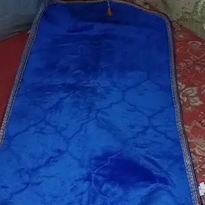 [New Arrival] Sajadah Kubah Polos Anti Slip Medium Tebal Embos Lembut Motif Muslim