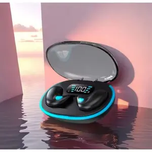 (TWS HUB) X55 TWS Bluetooth Earphone Invisible Wireless Earbuds LED Display Suara Jernih Desain Unik Modern