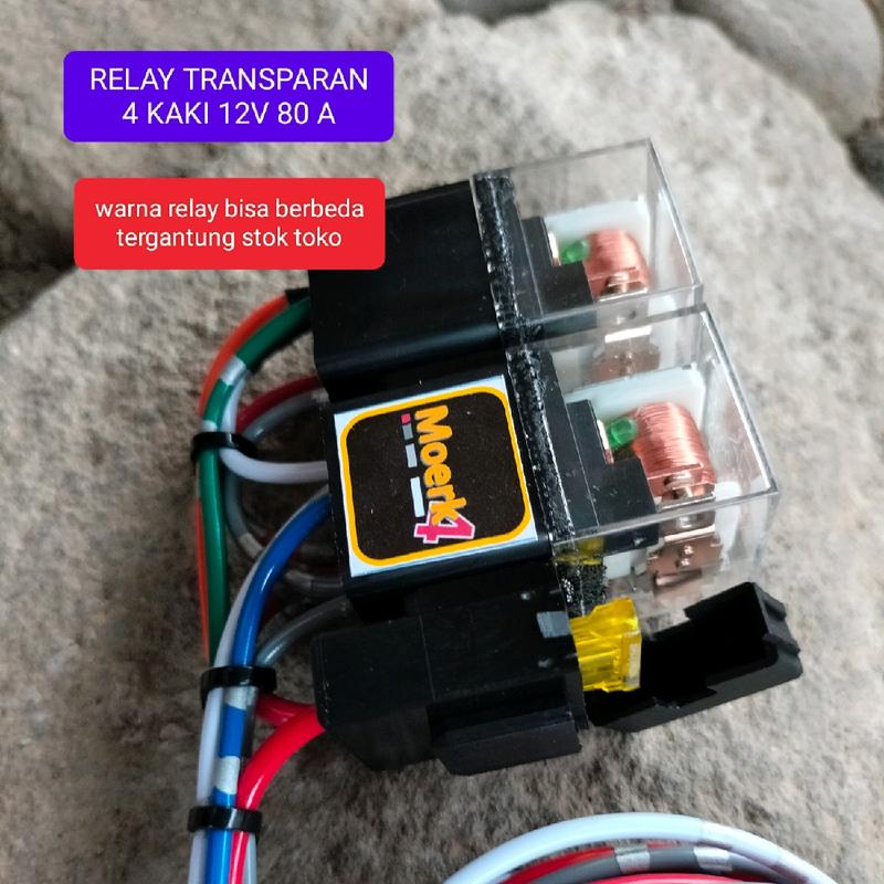 RELAYSET 2 MODE + RELAY. untuk lampu jauh dan dekat atau putih dan kuning seperti D2 Laser 3