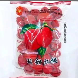 HALAL! MuRah!0Manisan Buah Persik crunch peach 500gr Enak