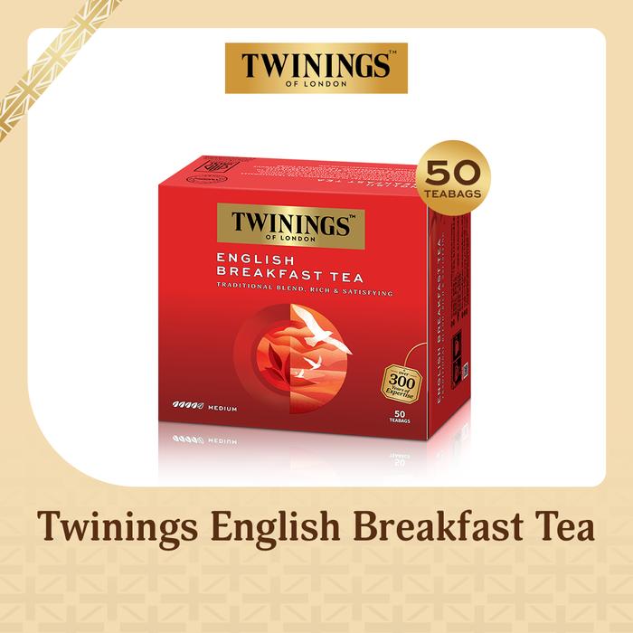 Jual Twinings Teh Hitam Celup (English Breakfast Tea) 50x2gr - Jakarta ...