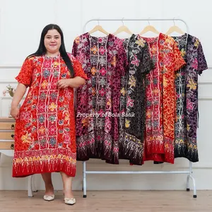 DASTER BATIK TERBARU MOTIF SENO SOGAN Wanita Rayon Busui Bumil