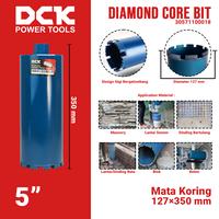 Gambar DCK Diamond Core Bit / Mata Koring 25, 27, 32, 36, 38, 40, 44, 46, 51, 56, 63, 66, 71, 76, 83, 89, 96, 102, 108, 112, 120, 127, 132, 152, 159, 162, 168, 180, 200 mm dari DCK Power Tools Indonesia Kota Administrasi Jakarta Barat 3 Tokopedia