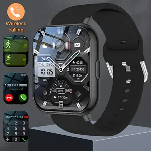 Smartwatch untuk Android dan iOS, Layar HD 1,83 inci, Bluetooth, Notifikasi Panggilan dan Pesan, Musik, Mode Olahraga, Smartwatch untuk Pria dan Wanita, Hadiah untuk Pria dan Wanita
