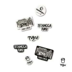 Sticker Set Tetangga Tuku Seri Siluet