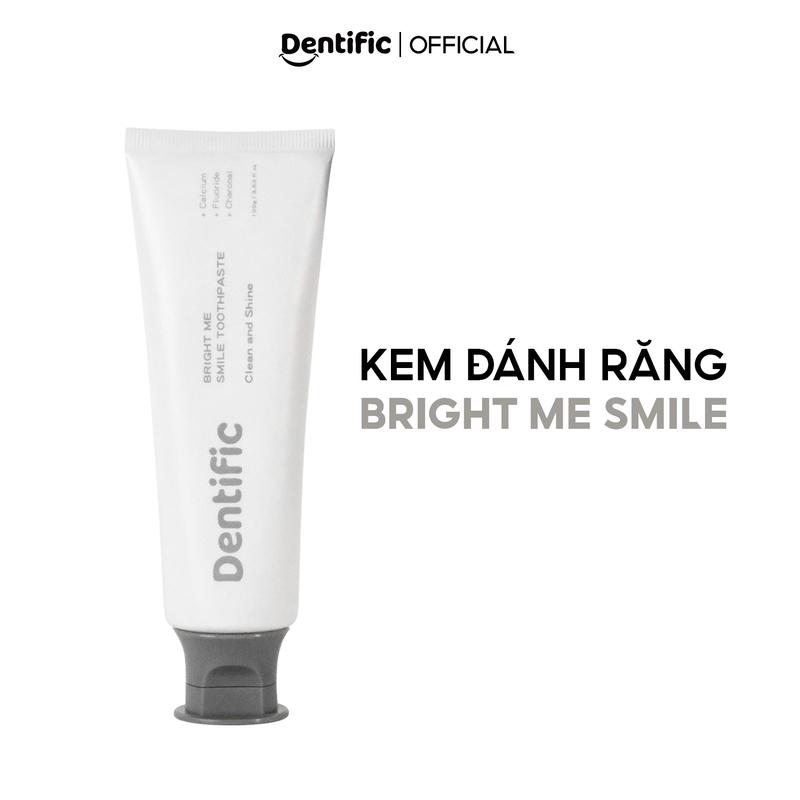 (Flash sale) Kem đánh răng hỗ trợ vệ sinh vết bẩn mảng bám Bright Me Smile Charcoal toothpaste Dentific 100g