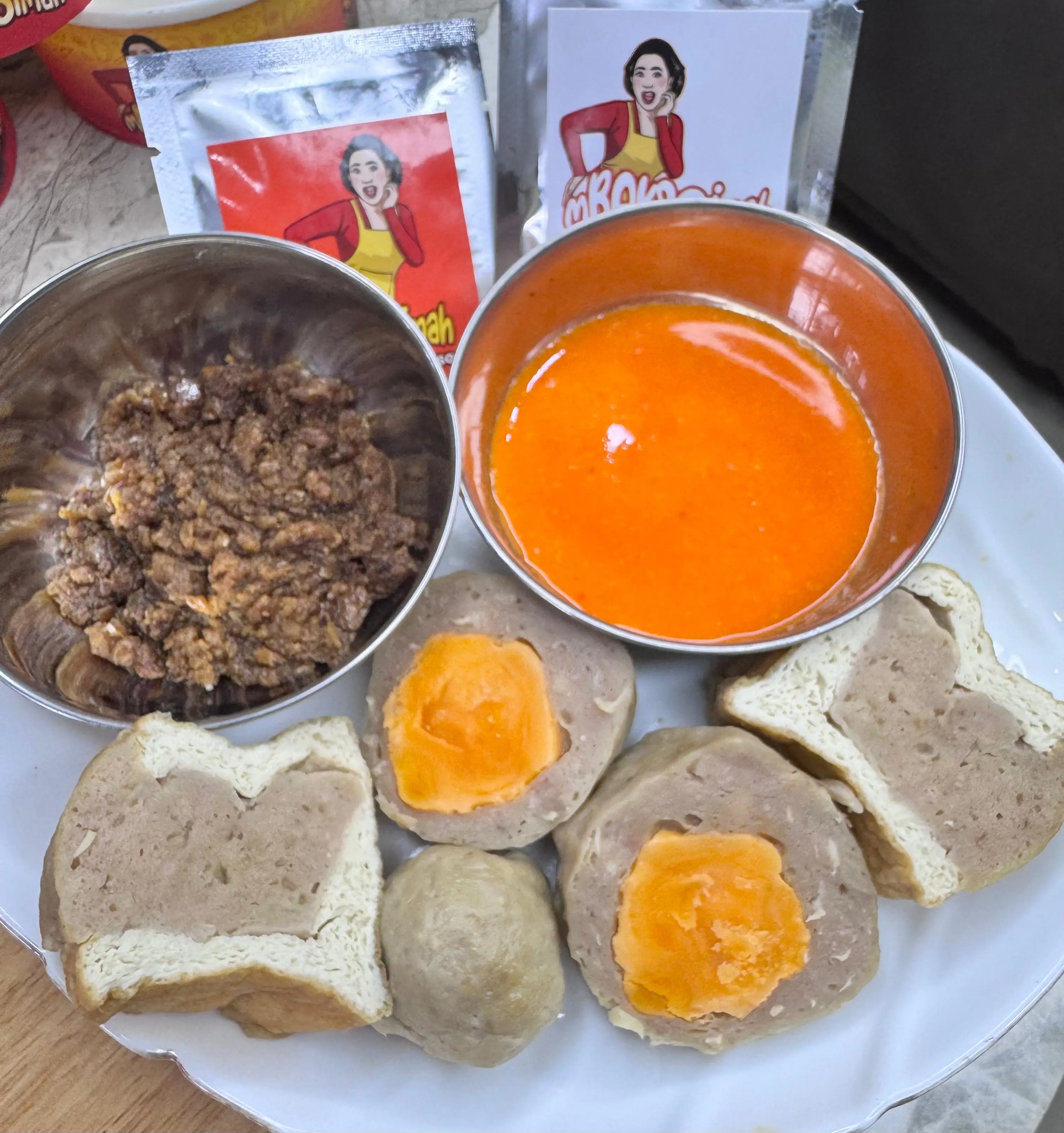 mBAKSOimah Oplosan Telur Asin