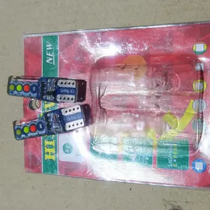 4pcs-lampu sein sen senja batik T10 RGB 12V motor dan mobil