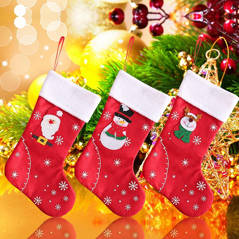 Product Introduction of Tất Giáng Sinh Lớn, Ông Già Noel, Nai Sừng Tấm, Người Tuyết, Túi Quà Kẹo Giáng Sinh Cho Trẻ Em, Lò Sưởi, Trang Trí Cây Giáng Sinh, Năm Mới 13