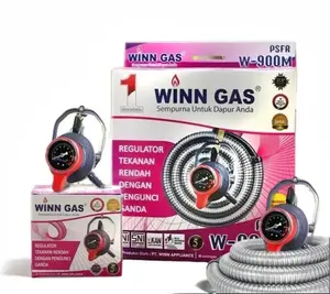 Winn Gas Selang Gas Flexible Stainless Steel dan Regulator W900M BesI [BISA COD]
