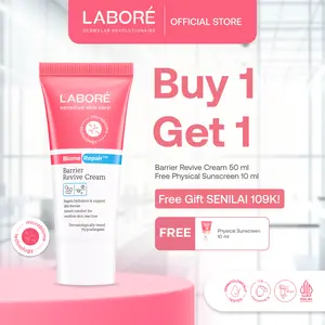 [AFTER TREATMENT CREAM WEDDING PREP SYIFA HADJU] LABORÉ Sensitive Skin Care BiomeRepair Barrier Revive Cream - 50ml 100ml - Moisturizer Melembabkan Kulit Pelembab Wajah Perawatan Kulit Sensitif Mois Expert Ekspert Skincare Sensitif Best Seller Viral