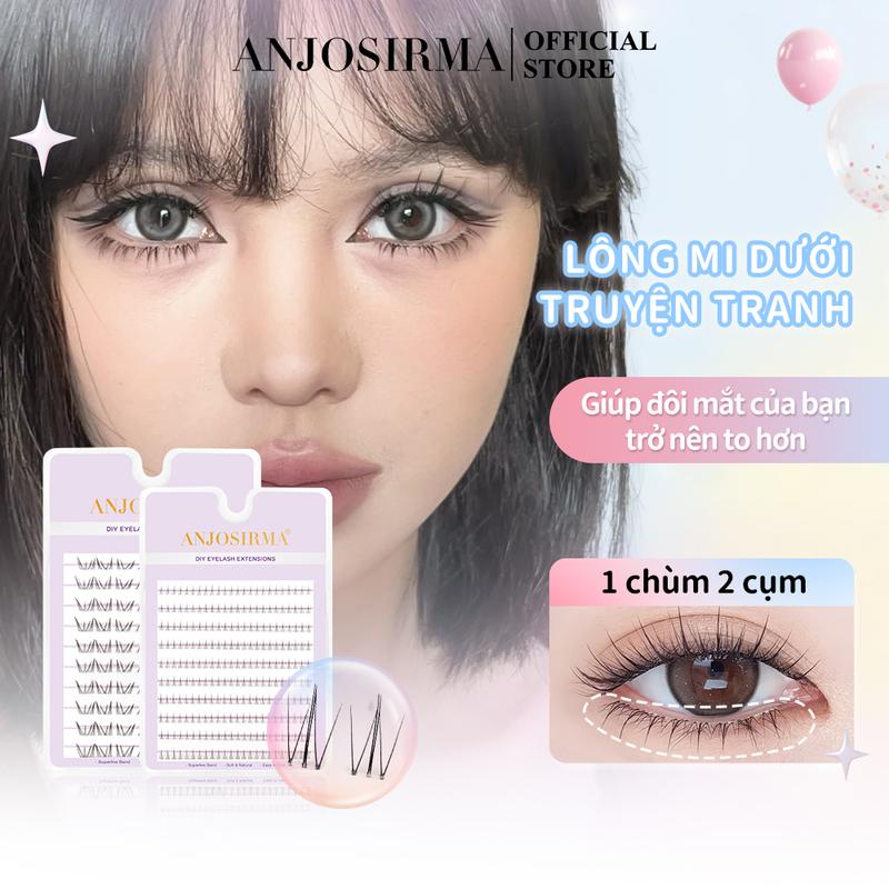 Anjosirma Lông mi giả dưới ngọn lửa nhỏ phân đoạn tự nhiên Stalk trong suốt siêu mềm