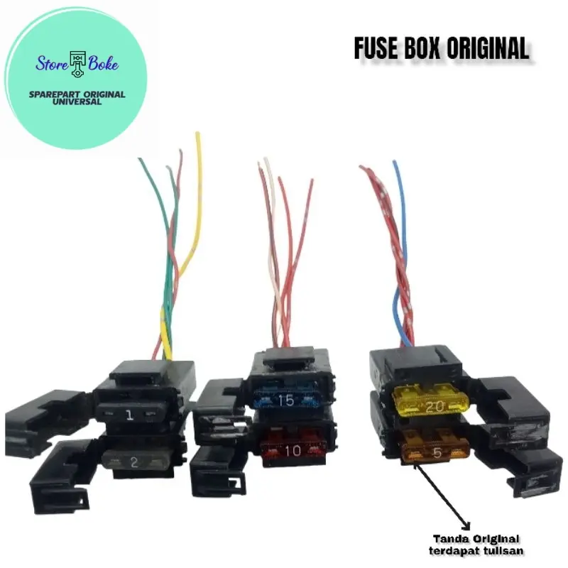 BIG FUSE BOX RUMAH SIKRING DAN AIKRING ORIGINAL UNIVERSAL HONDA BEAT KARBU VARIO MOTOR MOBIL Car