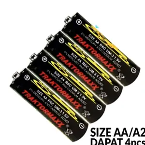 Batre 4Pcs Mainan Anak Type A2 AA untuk Baterai Batrai Jam Batrei