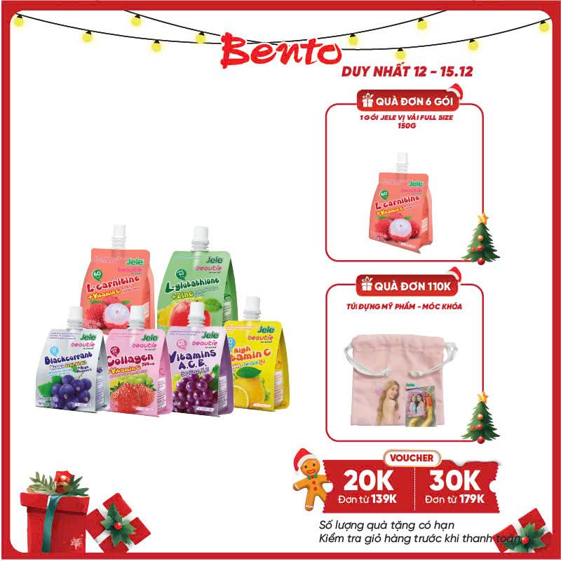  Combo 6 Gói Nước Ép Trái Cây Thạch Jele Beautie 150g  Mix 6 vị  