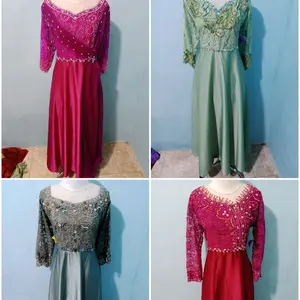 dres kombinasi bawahan satin premium