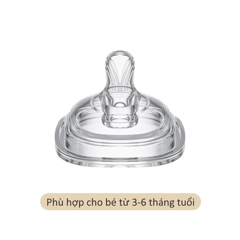 Phụ tùng thay thế bình sữa cho Em Bé kiểu lật đầu, Ống hút loại V, Dòng chảy Trung Bình Lỗ chéo, Bóng trọng lực