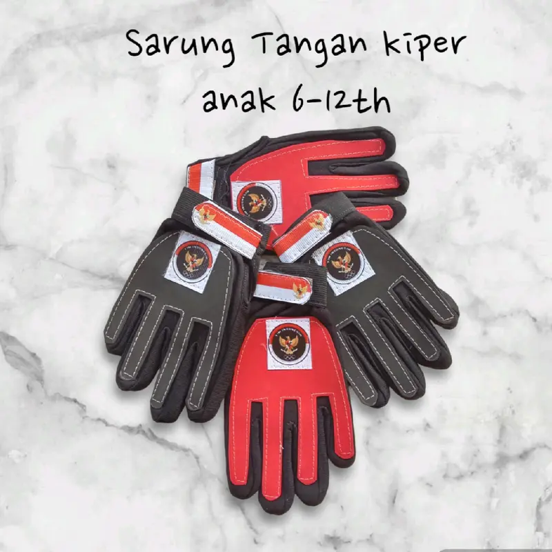 Sarung Tangan Kiper Anak / Sarung Tangan Bola Anak Usia 6 - 12 Th 0
