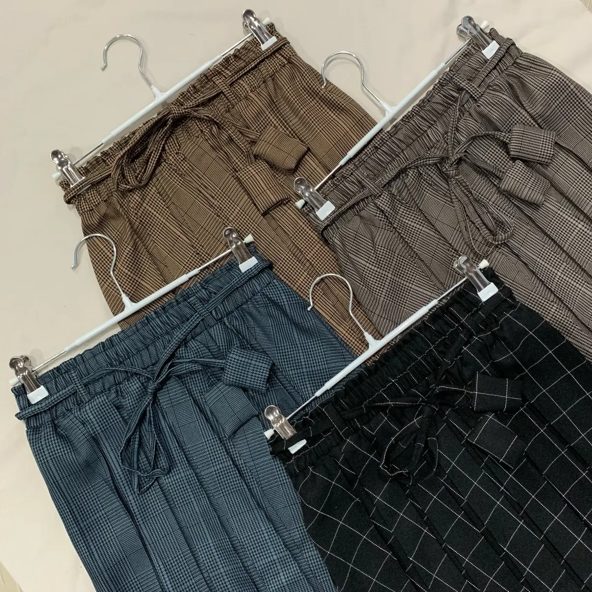 Rok Plisket Semi Wool Motif // Rok Plisket Tartan Premium Panjang