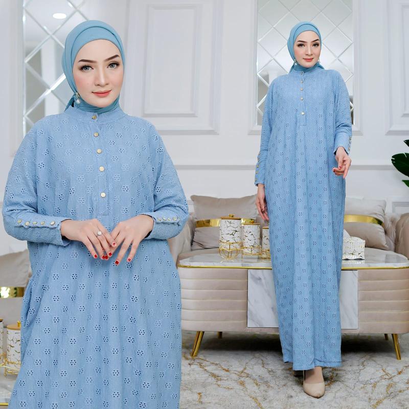 GAMISS SET HIJAB MUSLIMAH JAGUAR FLOWER INARA PREMIUM 1