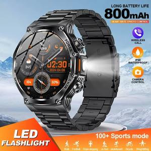 2025 New For Xiaom Men Smart Watch Bluetooth Calling 800mAh Large Battery Heart Rate Blood Oxygen Health Smartwatch For Android IOS