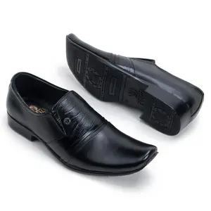 Sepatu Pria Pantofel Hitam Kerja Formal Shoes Kulit Asli Original Fordza F 073HT