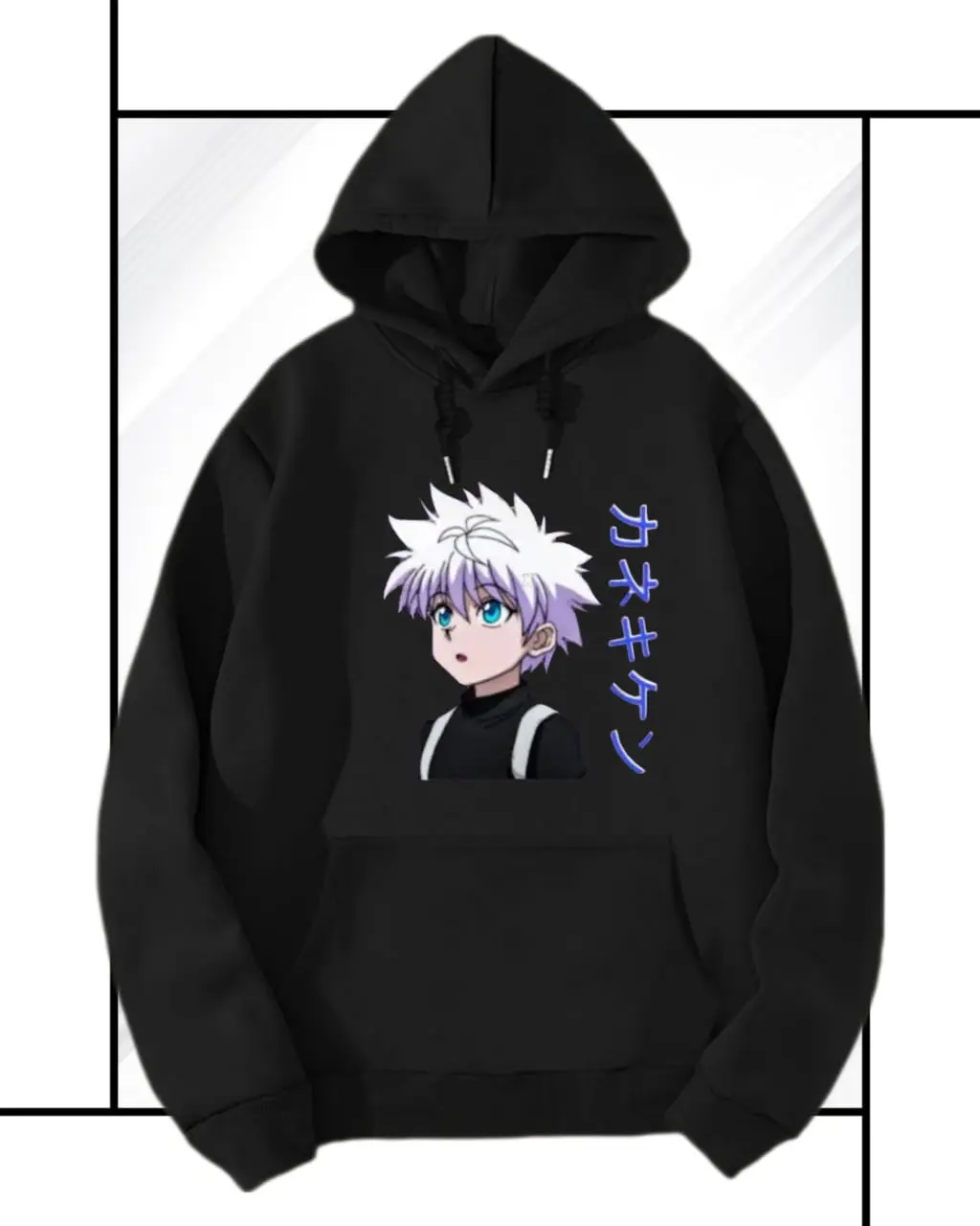 Sweater Hoodie Anak Laki-Laki Usia 4 - 15 tahun, Sablon Hunter X Hunter Karakter Killua Fashion