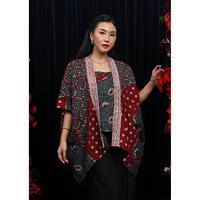 Gambar NONA RARA - Kusuma Dobi Cirebon T5051, Baju kerja batik blouse wanita modern - ALL SIZE dari Nona Rara Batik Kota Administrasi Jakarta Timur 1 Tokopedia
