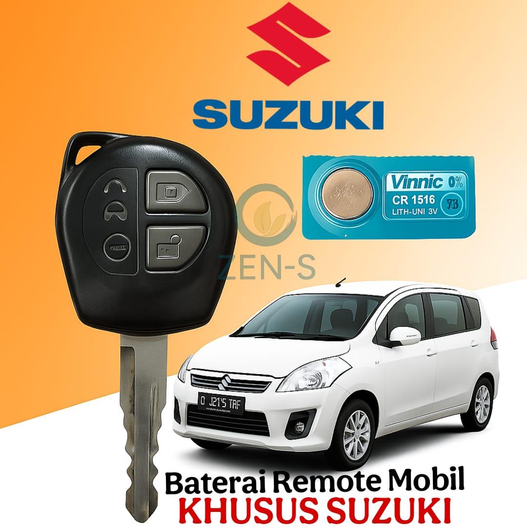 BATREI KEYLESS Smart key KUNCI REMOTE MOBIL SUZUKI MIRRAGE SWIFT APV SX4 X-OVER ERTIGA GX WAGON R BATRE BATERAI ORIGINAL