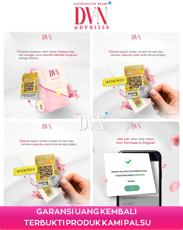 DVN ORIGINAL LIVE 2 Box  | DVN COLLAGEN ORIGINAL AMAN UNTUK SEMUA KULIT 2