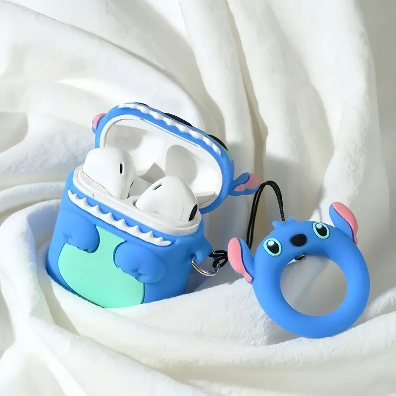 Tai nghe không dây Mini inpods, GUIXIA, Phiên bản i12, Chất lượng âm thanh độ nét cao, Tai nghe Bluetooth, Đi kèm với vỏ bảo vệ hoạt hình dễ thương, Thích hợp cho các thiết bị Android