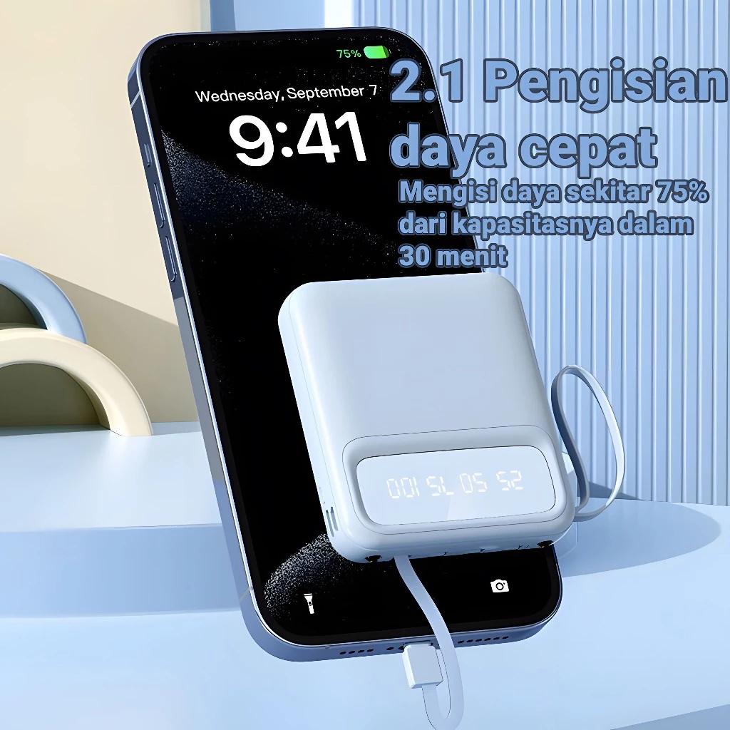 Powerbank Dual USB Flashlight 30000mAh Kapasitas Besar Kompatibel iOS/Android Portabel untuk Perjalanan dan Aktivitas Luar Ruangan Powerbank Dual USB Flashlight 30000mAh Kapasitas Besar Kompatibel iOS/Android Portabel untuk Perjalanan dan Aktivitas Luar Ruangan