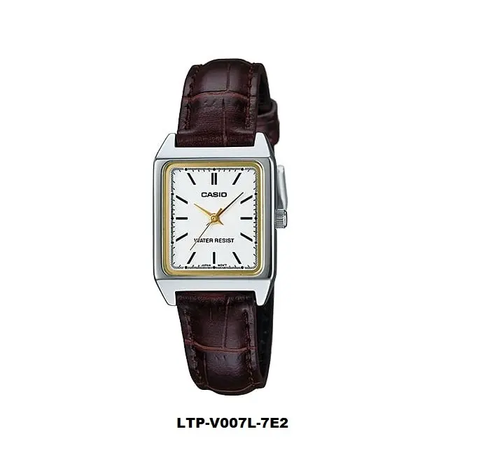 Watchwagon LTP-V007L-7E2 Analog Quartz Ladies Watch with leather band
