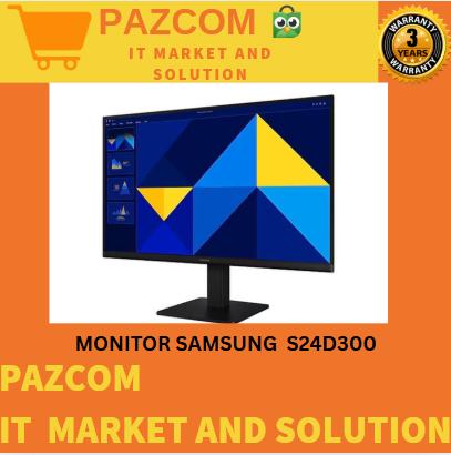 Gambar MONITOR SAMSUNG  S24D300 FHD IPS 100Hz S3 dari Pazcom Kota Administrasi Jakarta Pusat Tokopedia