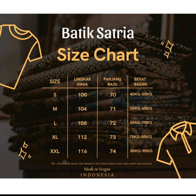 Batik Satria - Baju Batik Slimfit Motif Wulu gold cowok Mewah - Kemeja Batik Pria Modern Lengan Panjang Lapis Furing Premium Casual Atasan 3