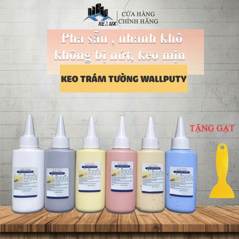  Keo Trám Tường WALL PUTTY 150g mã WP01 Keo vá tường nhiều màu 