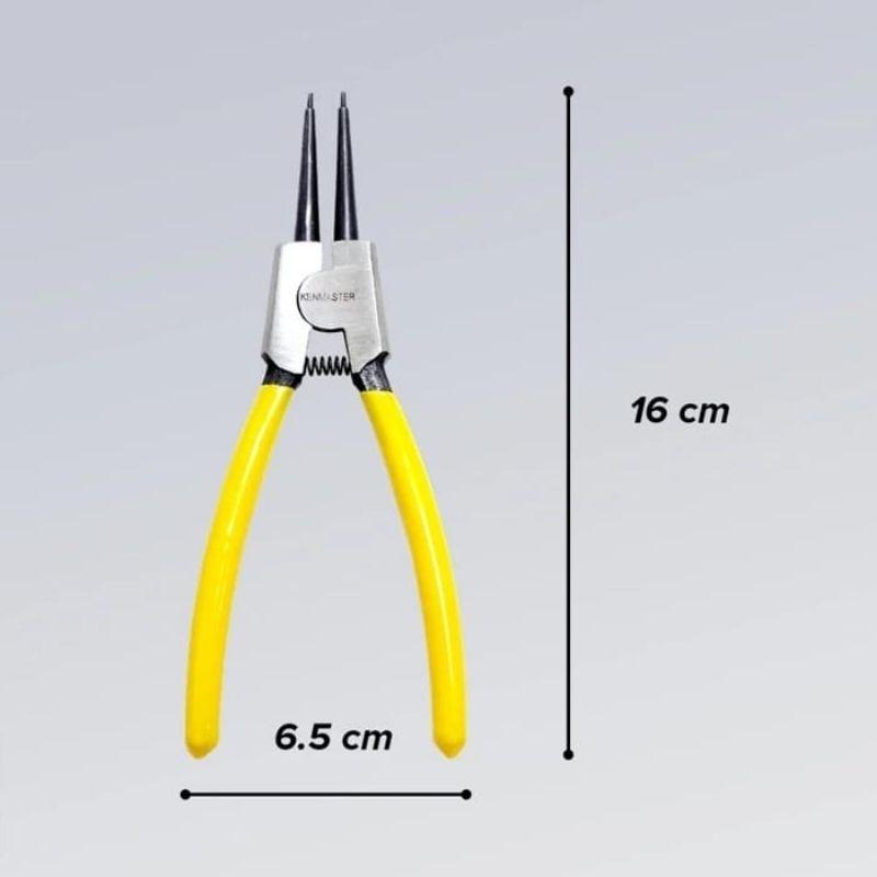 Tang Snap Ring 6 inch Original Kenmaster Tang Circlip Lurus Tekan Buka (STE) 4