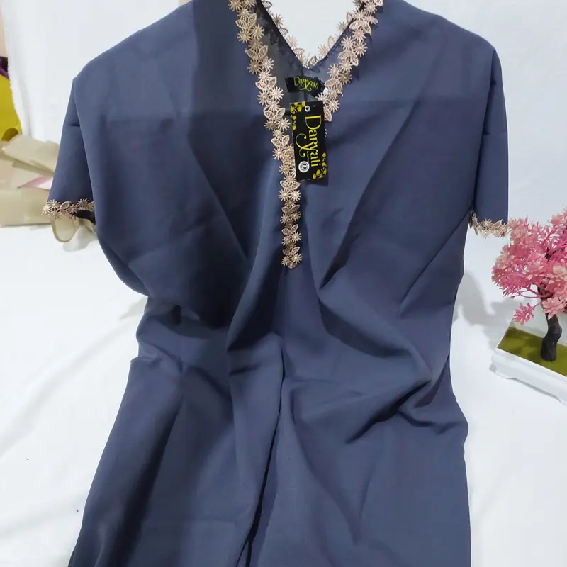Fashion Anak Viral Kekinian Kaftan Anak Perempuan Usia 1-9 Tahun Cantik Lembut Panjang Nyaman Gamis Muslim 5