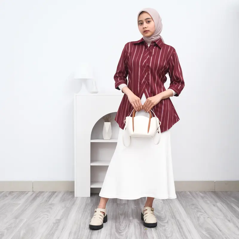 Lovent | Lavina Kemeja | Casual Kemeja Wanita | Kemeja Wanita | Kemeja kerja 0