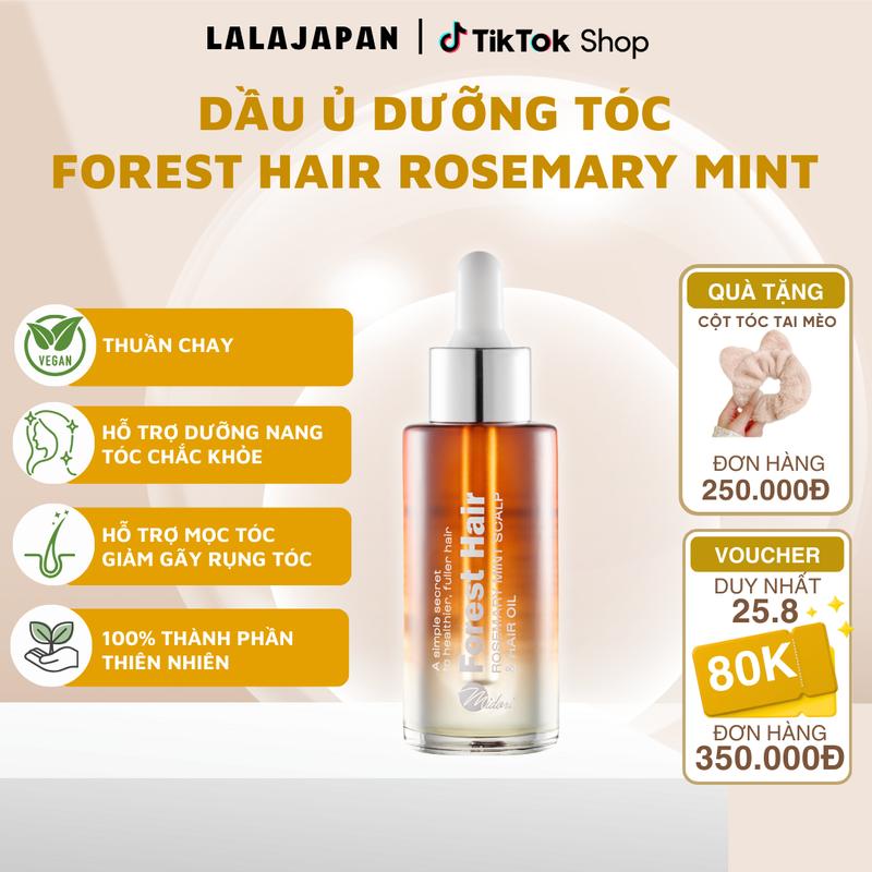 [MẪU MỚI] Dầu ủ dưỡng tóc FOREST HAIR Rosemary Mint Scalp and Hair Oil